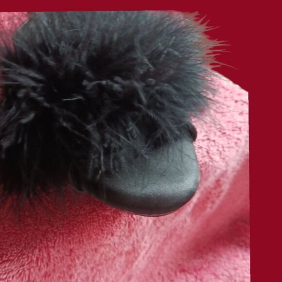 Fabulicious Women's Belle 301F Furry Marabou Slipper Size 11 - Picture 8 of 10